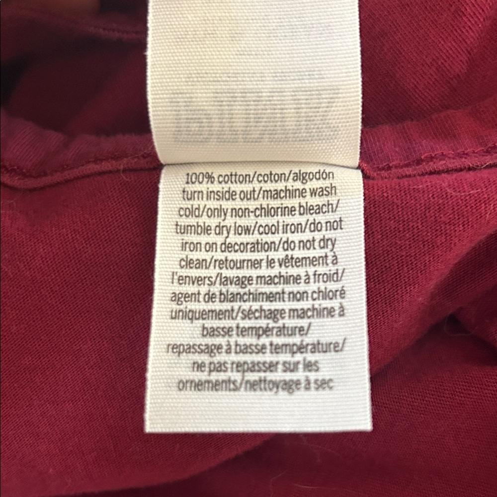 PINK Victoria's Secret Maroon And Yellow Arizona State University Cold Shoulder - Picture 11 of 11